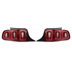 LED Tail Lights Brake Lamps Black Housing Left+Right For Ford Mustang 2013-2014