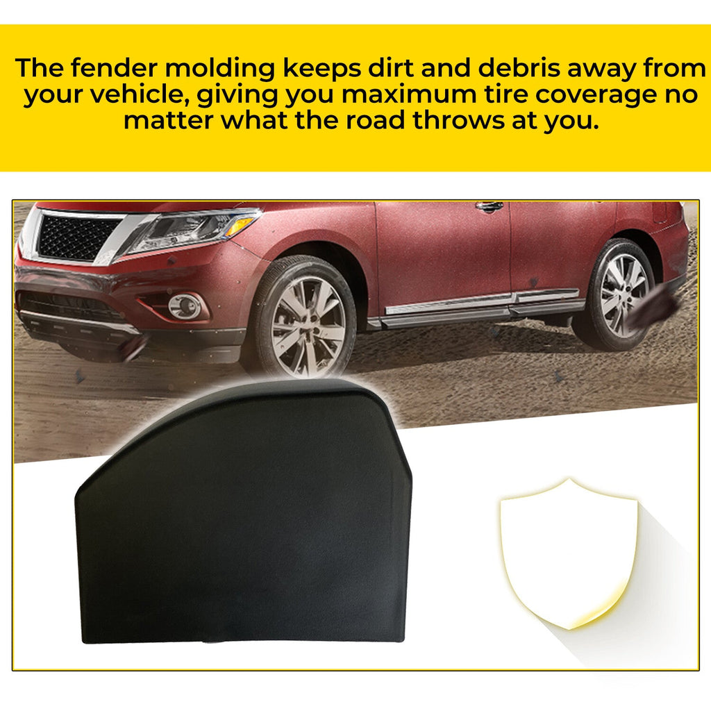 Left Black Fender Molding For Nissan Pathfinder 2013-2020 For 63873-3KA0A