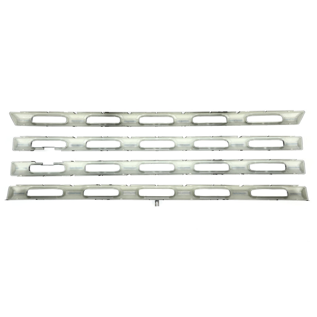Gloss Black Painted For Chevy Silverado 2500 3500 HD 20-23 Grille Insert Overlay