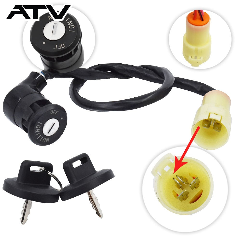 Ignition Key Switch For HONDA FOREMAN 400 TRX400FW 4x4 1995-03 35100-HM7-003