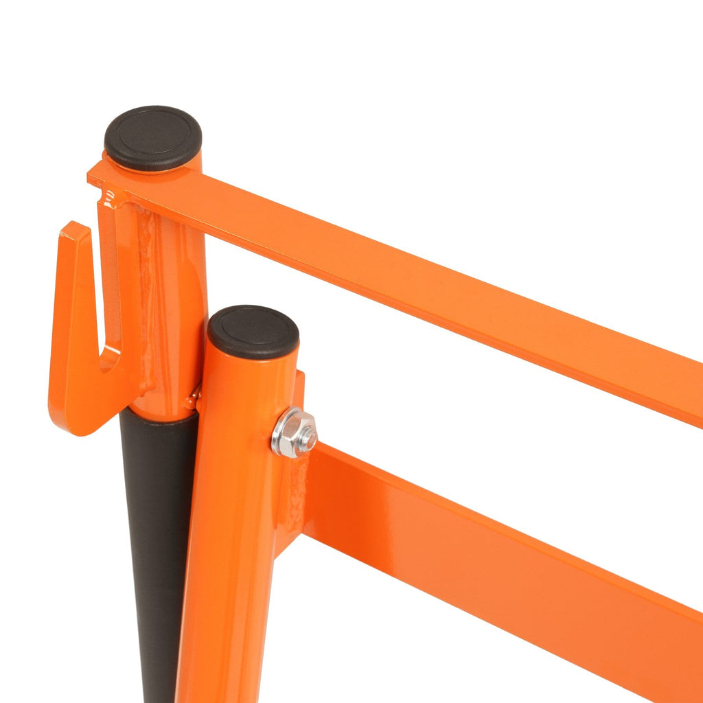 Flatbed Trailer Access Ladder Orange 5 Step For 48 Inch Rail Mount Powder Coated