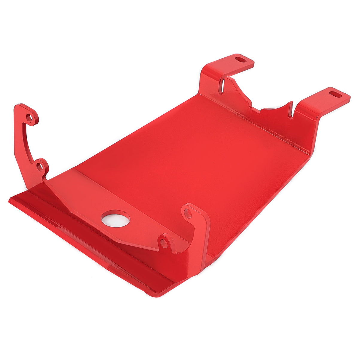 Front Skid Plate Red Steel For Jeep Wrangler 2018-23 / Gladiator 2020-23 RS62116