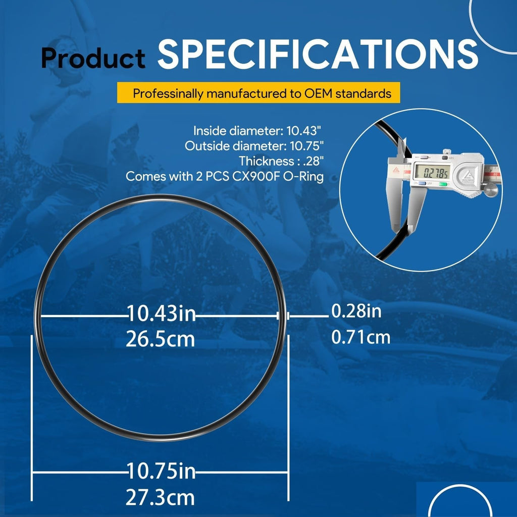 2PCS CX900F O-Ring For Hayward Star-Clear Plus Cartridge Filter C751 C900 C1200