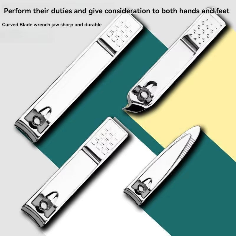 19 PCS Pedicure / Manicure Set  Nail Clippers Cleaner Cuticle Grooming Kit Case