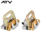 Front & Rear Brake Calipers Set for Yamaha Rhino 700 YXR700 2008-2013 W/Pads