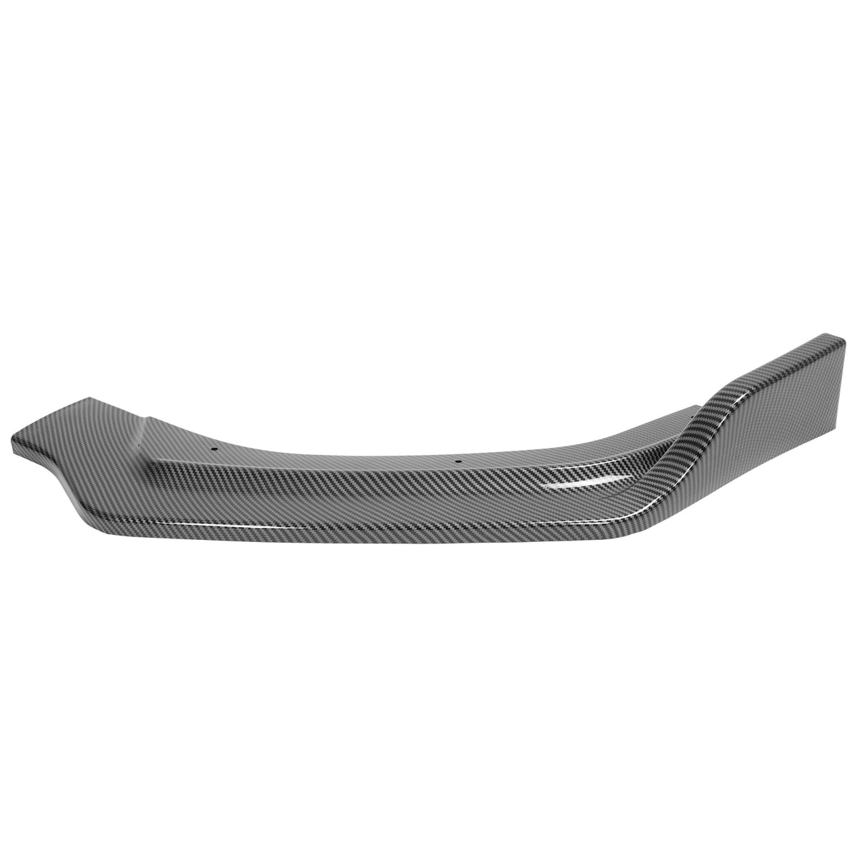 Carbon Fiber Color Front Bumper Lip Splitter For 2018-24 Infiniti Q50 Luxe Base