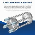 for 3 & 4 Blade Propellers K-812 Marine Boat Prop Puller 1-1/4" to 1-1/2" Shaft