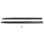 Truck Bed Rail Cap Side Cover Black W/Hole For 2009-26 Dodge Ram 1500 2500 3500