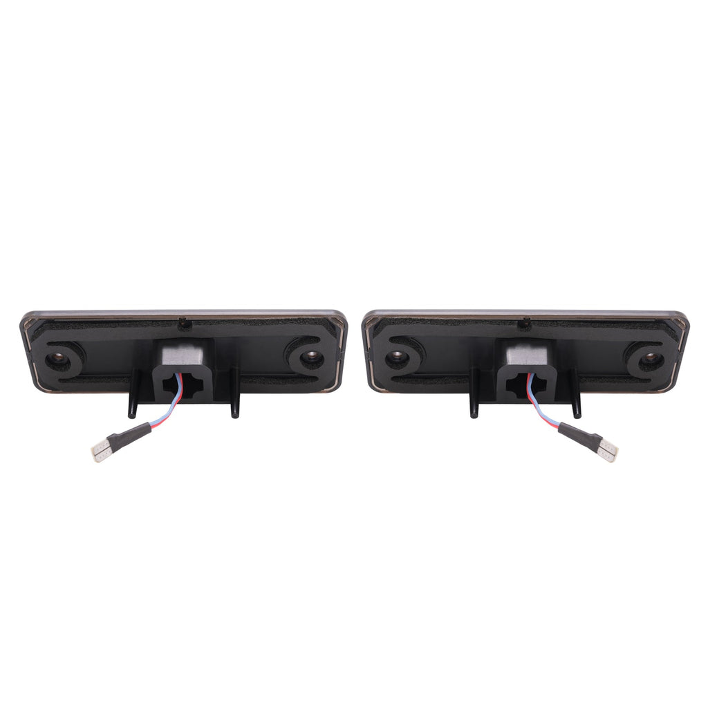 2x Smoke LED Rear Side Marker Lights Lamps For El Camino & Caballero 1978-1987