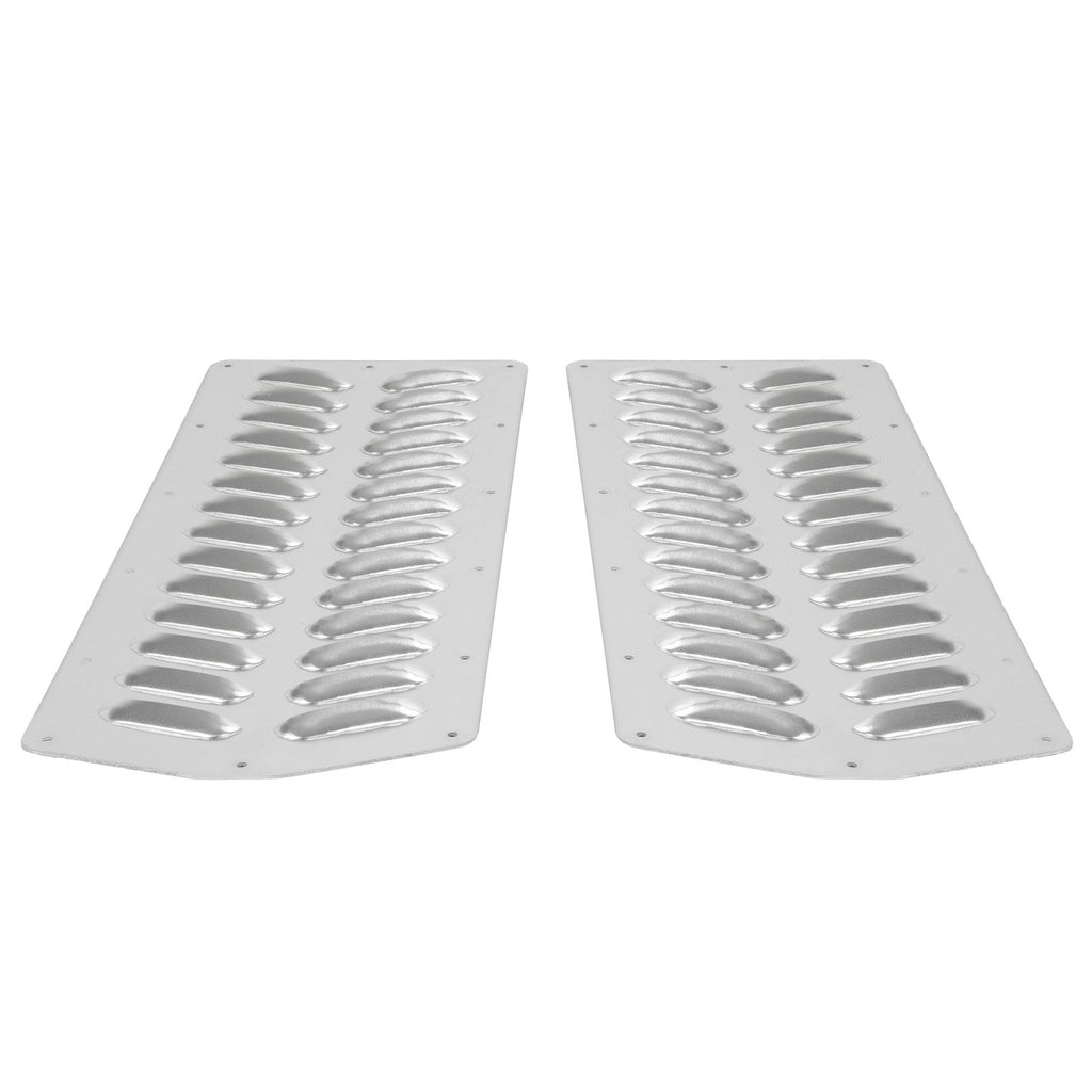 Universal Car Parts Hood Louver Vent Panel Set Hood Cooling Kit Unfinished
