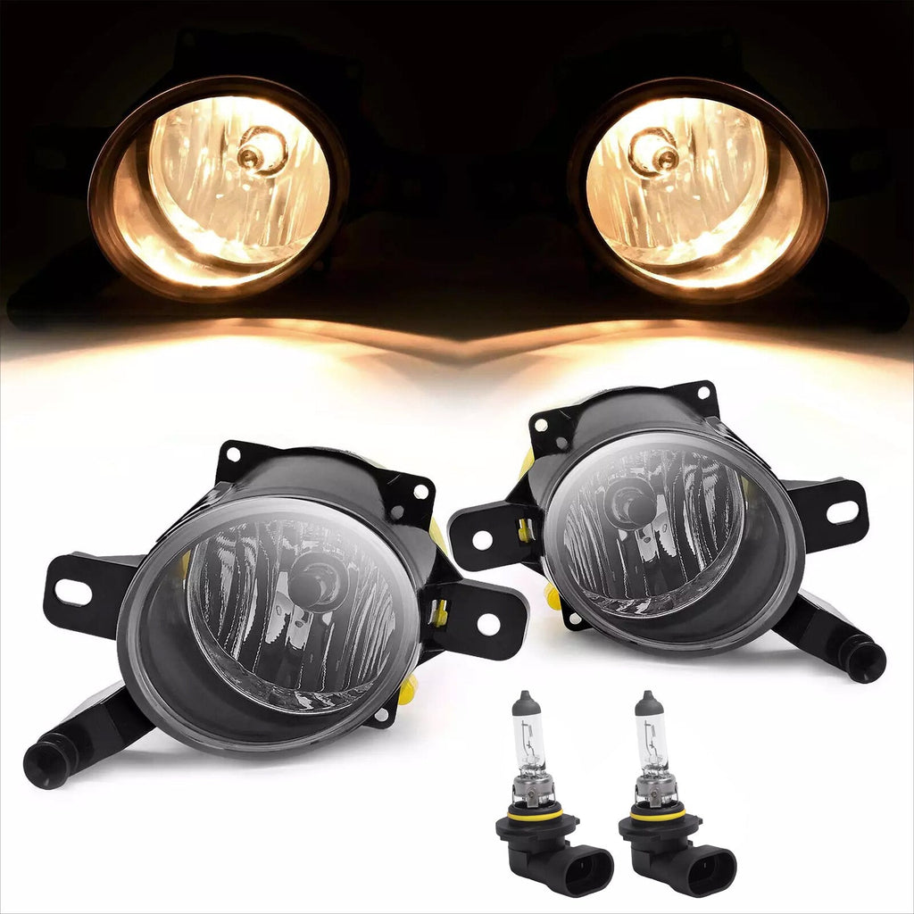 Driving Bumper Fog Lights For Cadillac SRX 2010-16&Chevy Malibu 2013 Replacement