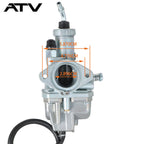 Carburetor and Throttle Cable for Yamaha Timberwolf 250 YFB250FW 2x4 1996-1999