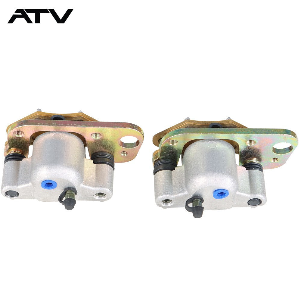 Front Rear Brake Calipers w/Pads For Polaris Scrambler 400 500 2x4 4x4 1998-2004