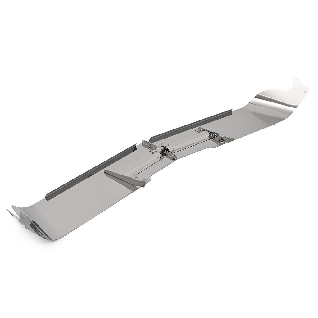 11" Stainless Steel Drop Sunvisor Flat Windshield Fit Mack CH CX Granite Vision