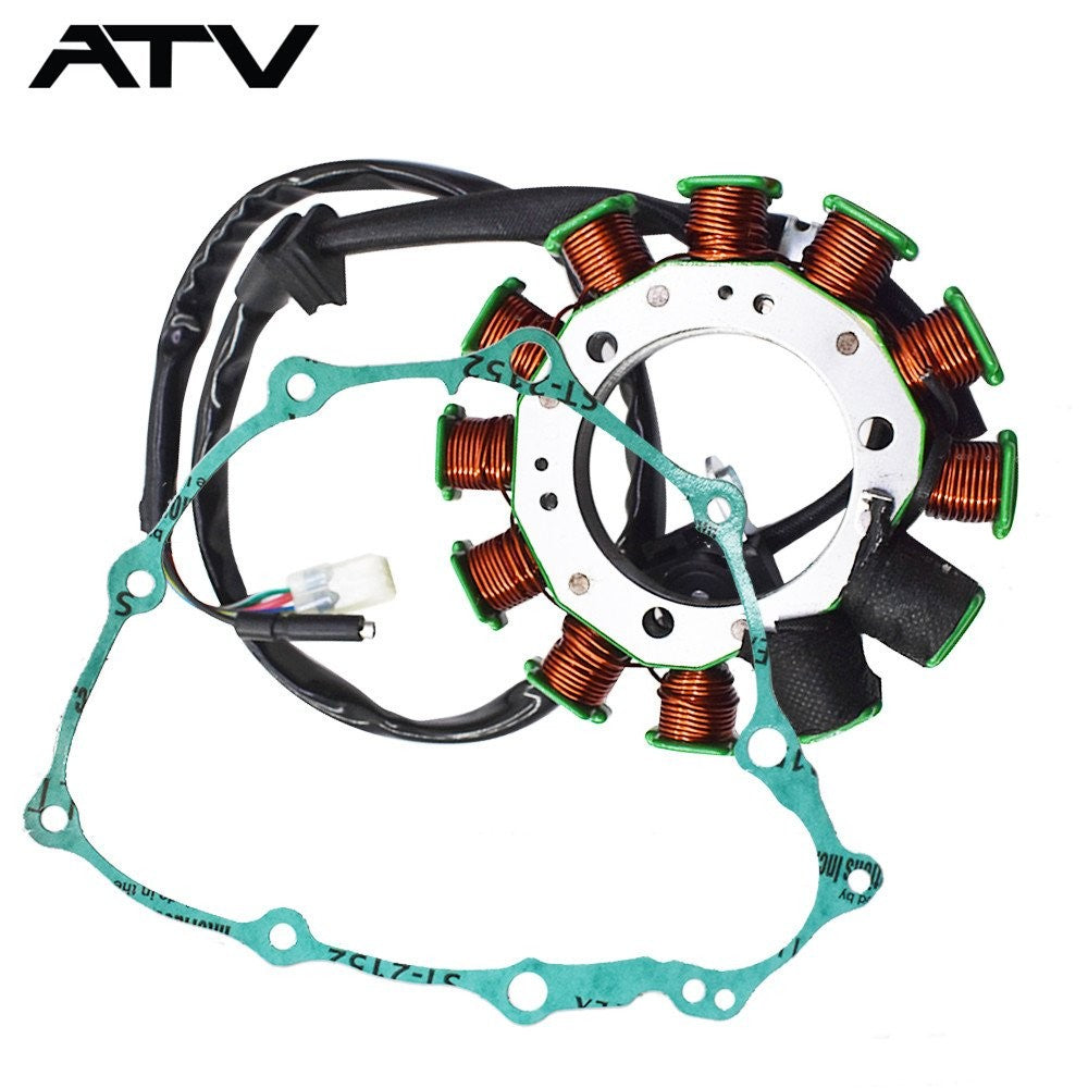 Stator + Gasket For Honda Sportrax 400 TRX400EX 2x4 1999-2008