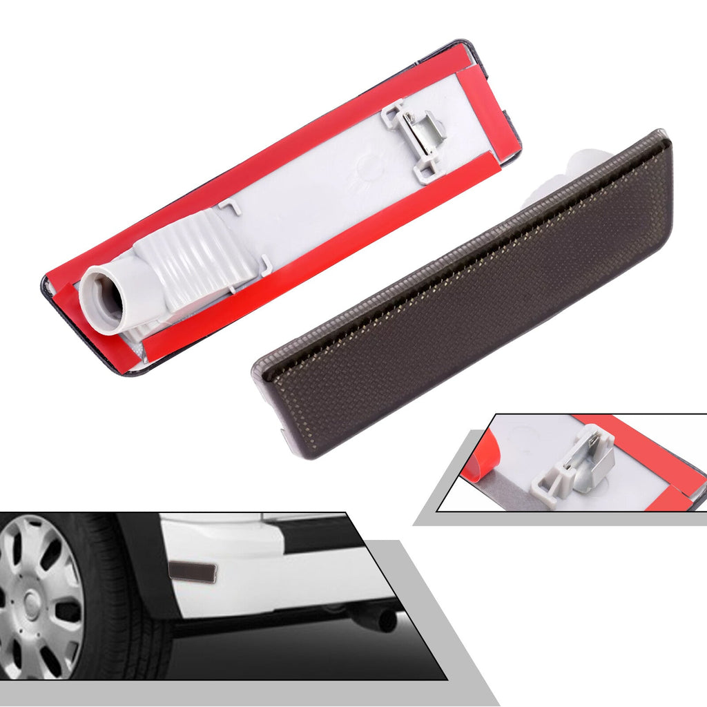 Rear Smoke Bumper Side Marker Light Reflector For Ford Transit Connect 2010-2013