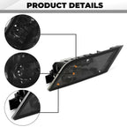 Fits 2011-2013 Honda Odyssey Smoke Bumper Lamps Driving Fog Lights+Switch Pair