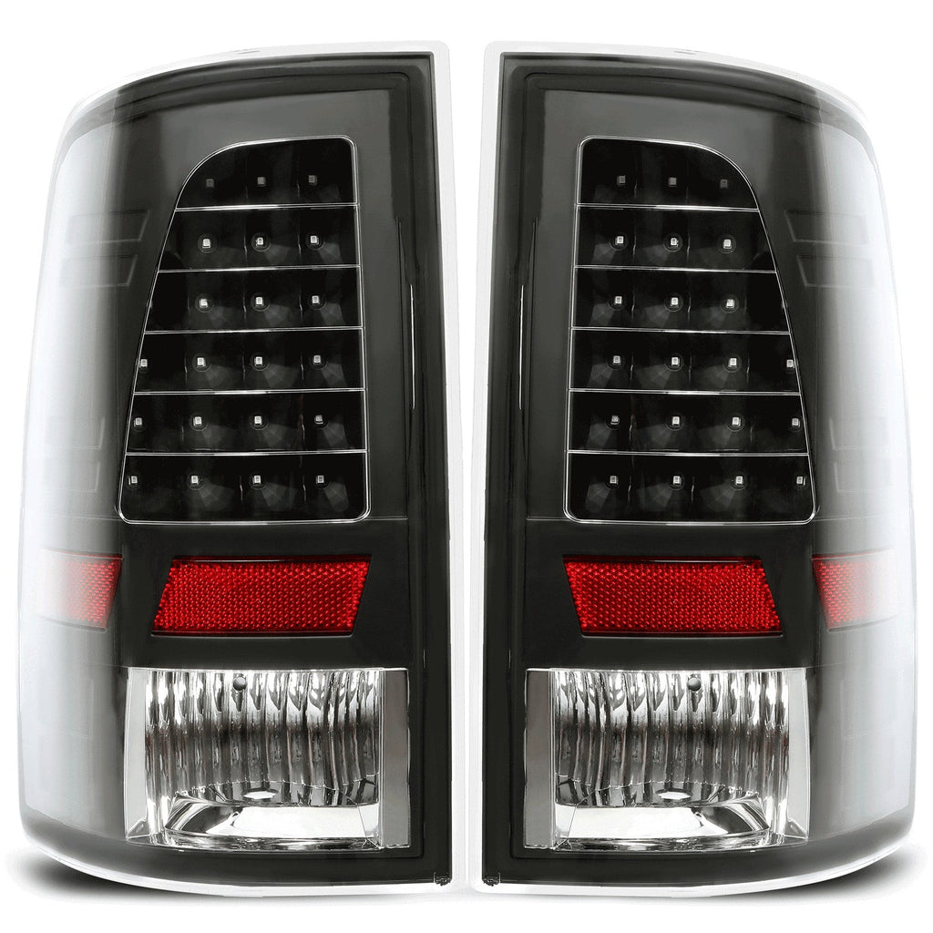 LED Tail Lights Brake Lamps Clear Lens For 2009-2018 Dodge Ram 1500 2500 3500