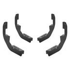 Side Step Bar Running Boards Silver+Black For 19-25 Silverado Sierra Regular Cab