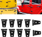 Exterior Door Hinge Cover & Hood Hinge Trim for Jeep Wrangler JK JKU 2007-2017