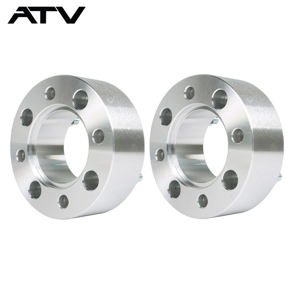 Wheel Spacers For Honda 4x110 2" 74mm Hub Bore M10x1.25 Studs 2Pcs Silver
