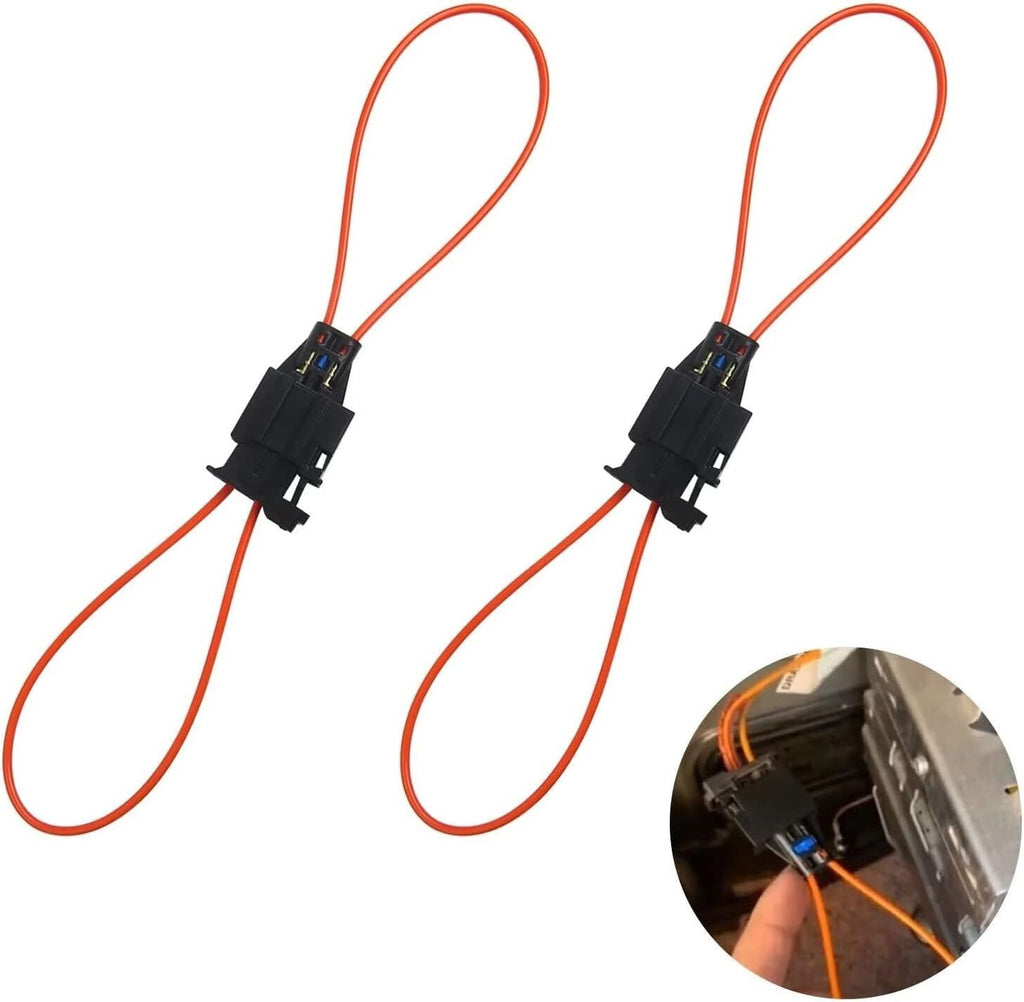 2 pairs MOST fiber optic loop bypass MALE & FEMALE kit adapter for MERCEDES BMW