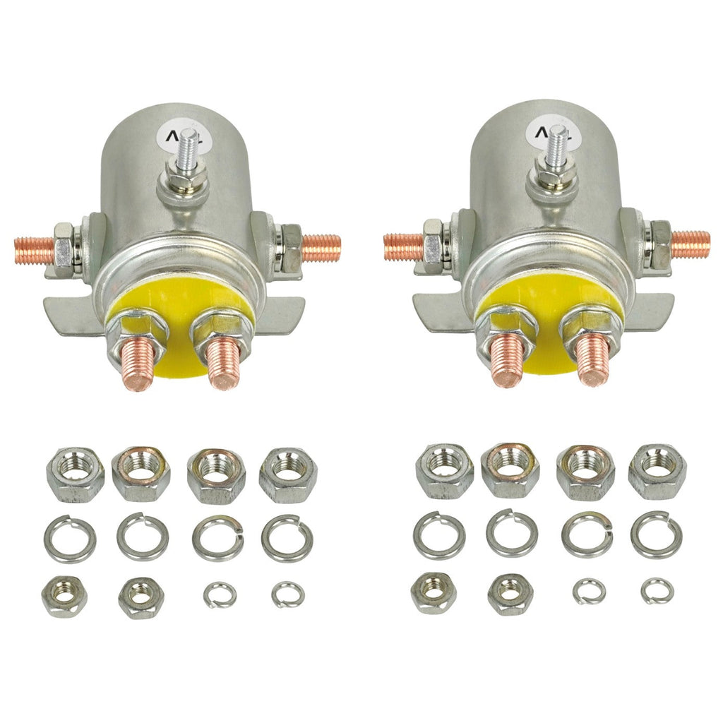 2X 12V Solenoid Relay Fit Prestolite 15-301 MBJ-4402 MBJ-4403 MBJ-4405