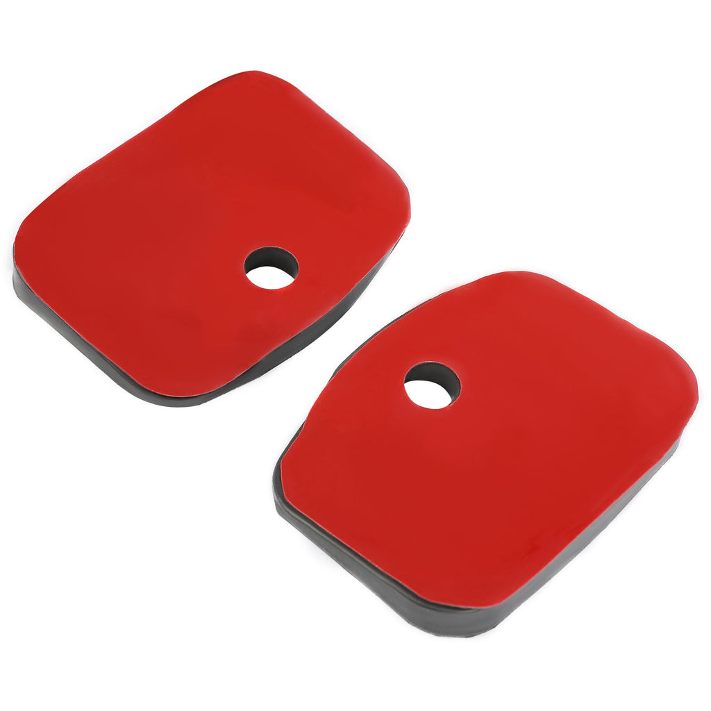2Pcs Roof Rail Pads For Ford Transit Extended Van PE Plastic Black