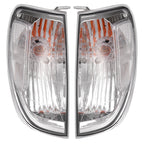 Pair For Toyota Land Cruiser 1998-2004 Front Corner Lights Lamps Clear W/bulbs