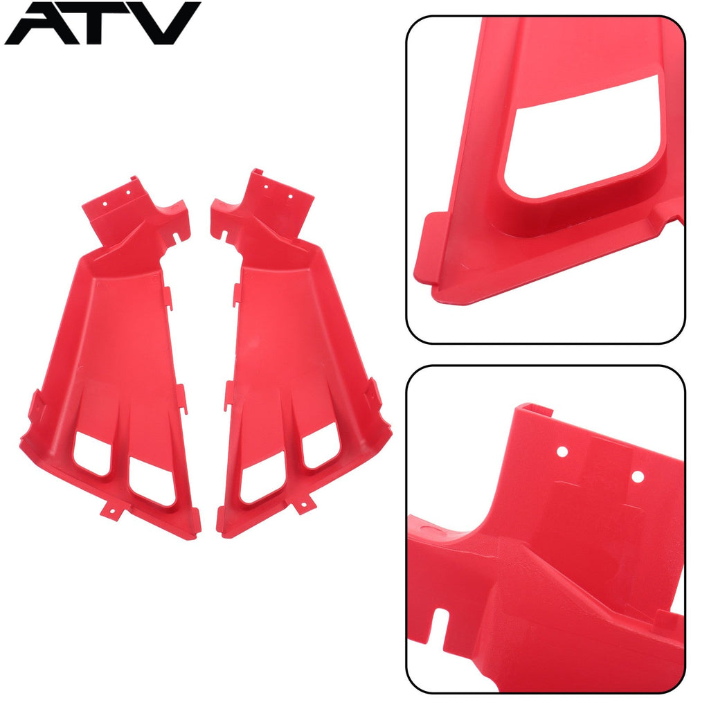 Tank Side Outer Plastic Covers Integrated Red Grill For Yamaha Banshee 350 1991