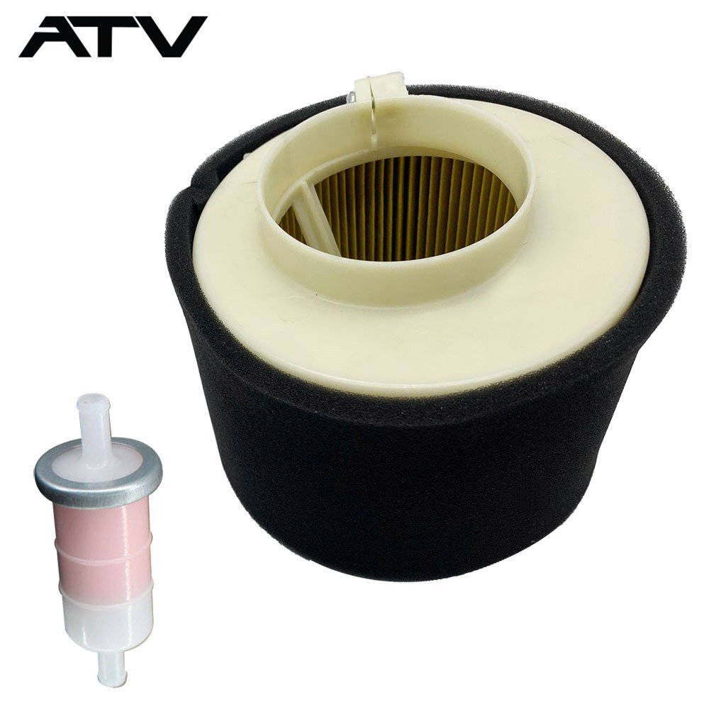 Air Filter+Fuel Filter Kit For Kawasaki Mule 500 520 550 600 2500 2520