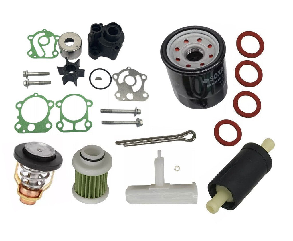 Maintenance Service Kit For Yamaha 4-Stroke 100HP F100D Outboard with Thermostat