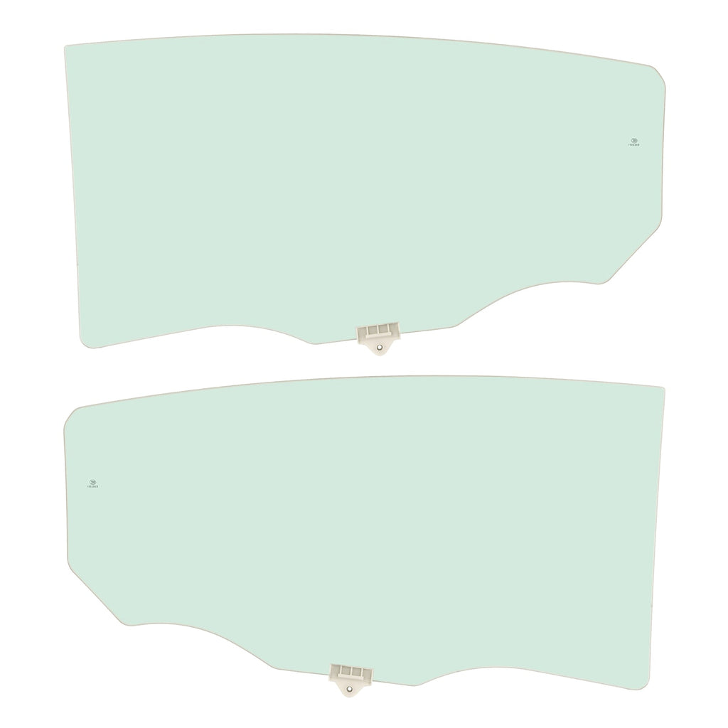 Driver Passenger Side Rear Door Window Glass For 11-16 Hyundai Elantra 4Dr Sedan