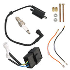 Ignition Coil CDI Spark Plug Kit For Kawasaki Bayou300 KLF300B 1988-2004