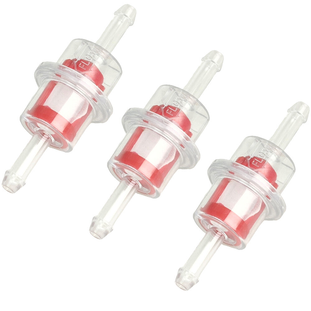 3x 1/4” Inline Fuel Filter Fit for Arctic Cat 1000 450 500 550 650 700 0109-579