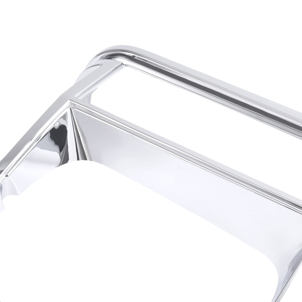 2PCS Set Headlight Door Bezel Trim For Jeep Cherokee 91-96 Comanche 91-92 Chrome
