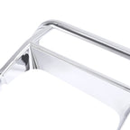 2PCS Set Headlight Door Bezel Trim For Jeep Cherokee 91-96 Comanche 91-92 Chrome