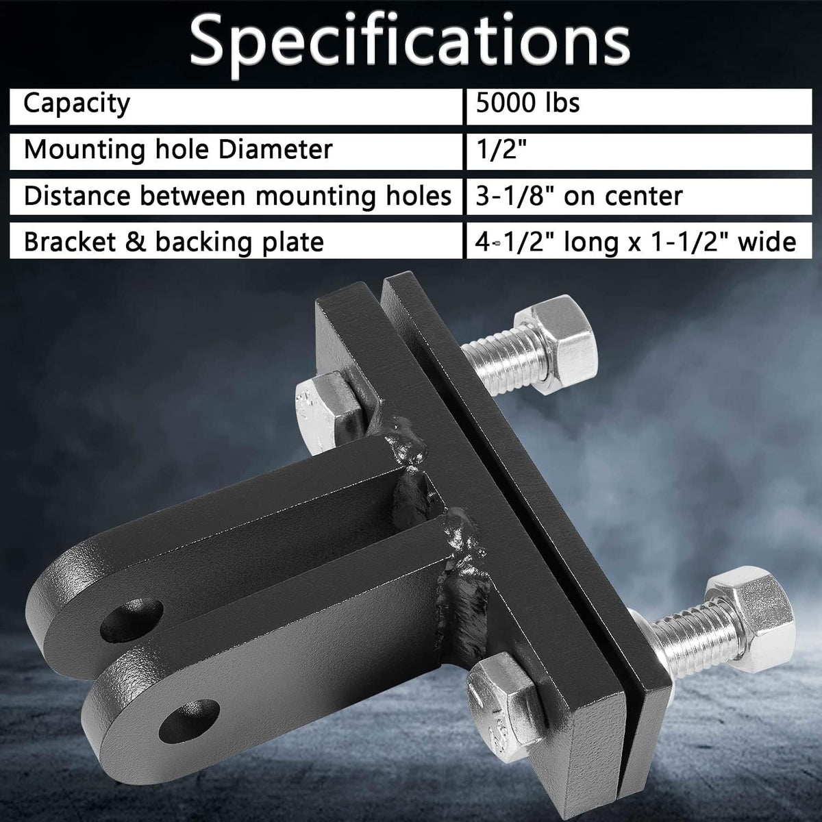 For Blue Ox BX88230 Bolt-On Adapter Class III Universal BX Tab Tow Bar BasePlate