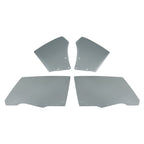 Fit Chevy Chevelle Malibu 2Door 1970-72 Quarter Side Door Window Glass Dark 4Pcs
