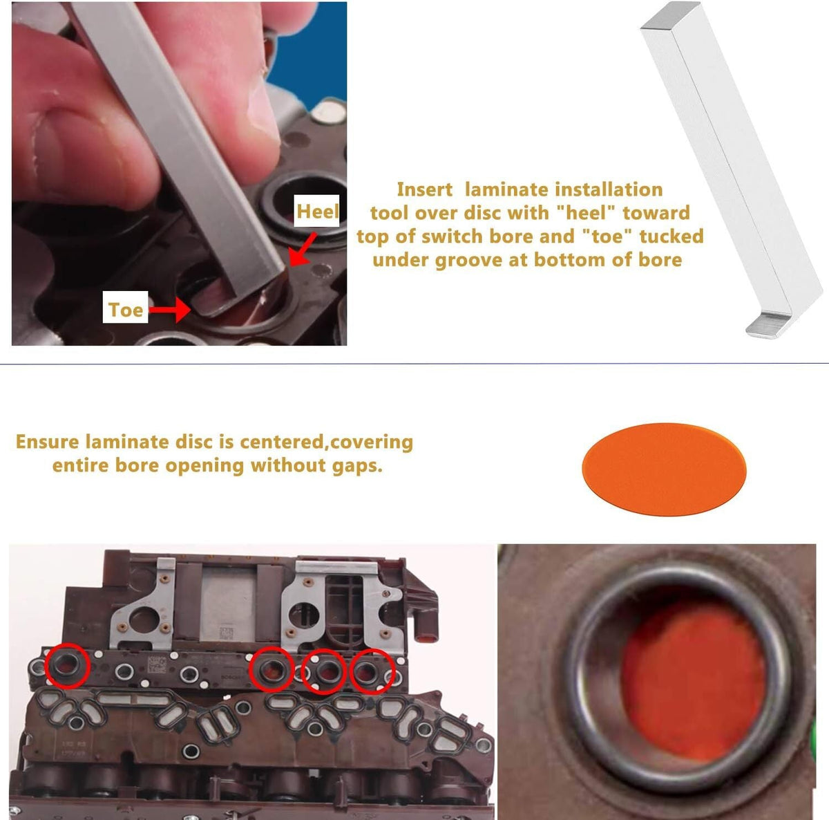 124740-TL30 Pressure Switch Installation Tool Kit for GM 6L45/50/80/90 & 6T70/75