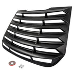 Matte Black Rear Window Louver Sun Shade Cover W/Tape For Ford Fusion 2013-2020