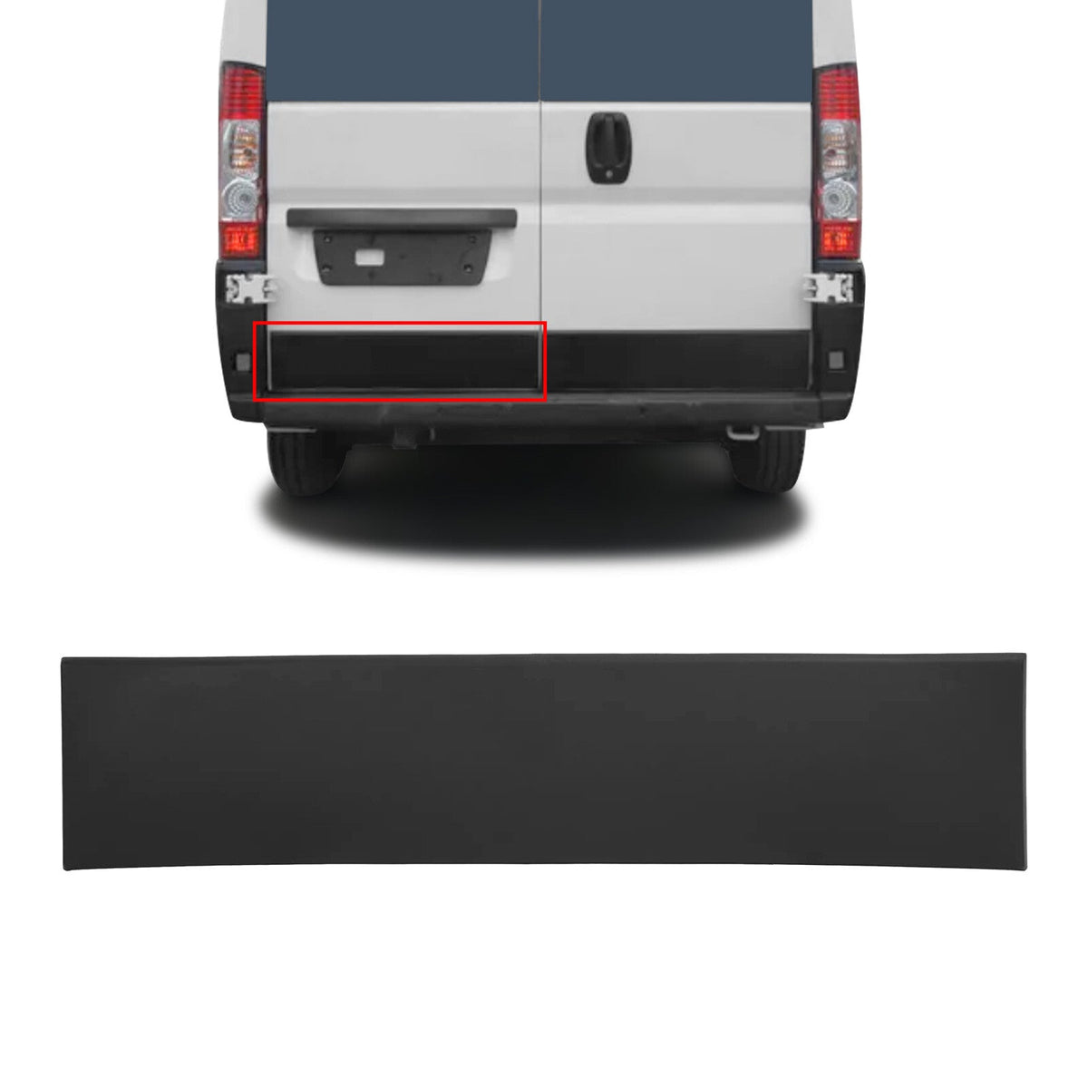 For 2019-2022 Dodge Ram Promaster Left Rear Back Door Trim Molding cover