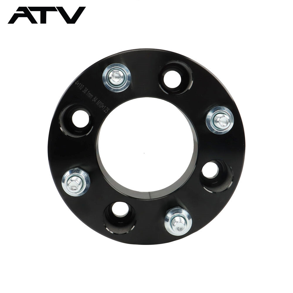 4pcs 1.5" 4×110 ATV Wheel Spacers 10×1.25 For Honda Yamaha For Kawasaki 4/110