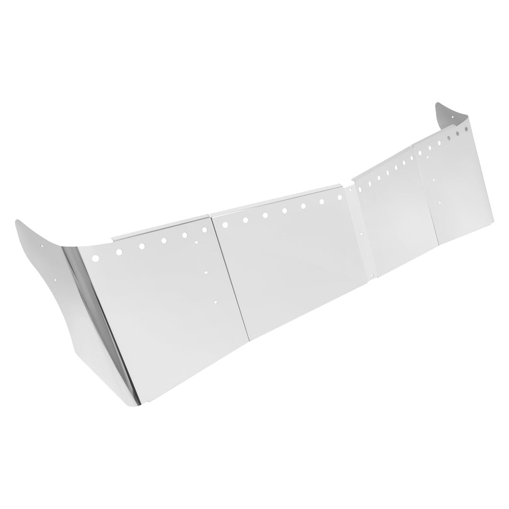 14" Bulleye Hole Straight Wicked Sun Drop Visor Fit Kenworth T680 T880 W990