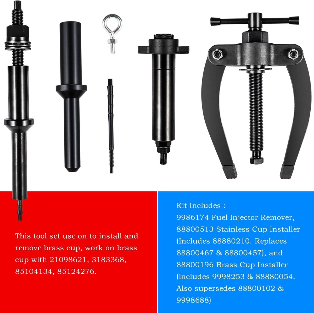 Injector Sleeve Remover Installer 88800387 For Volvo FM12 D11/13/16 Mack MP7 MP8