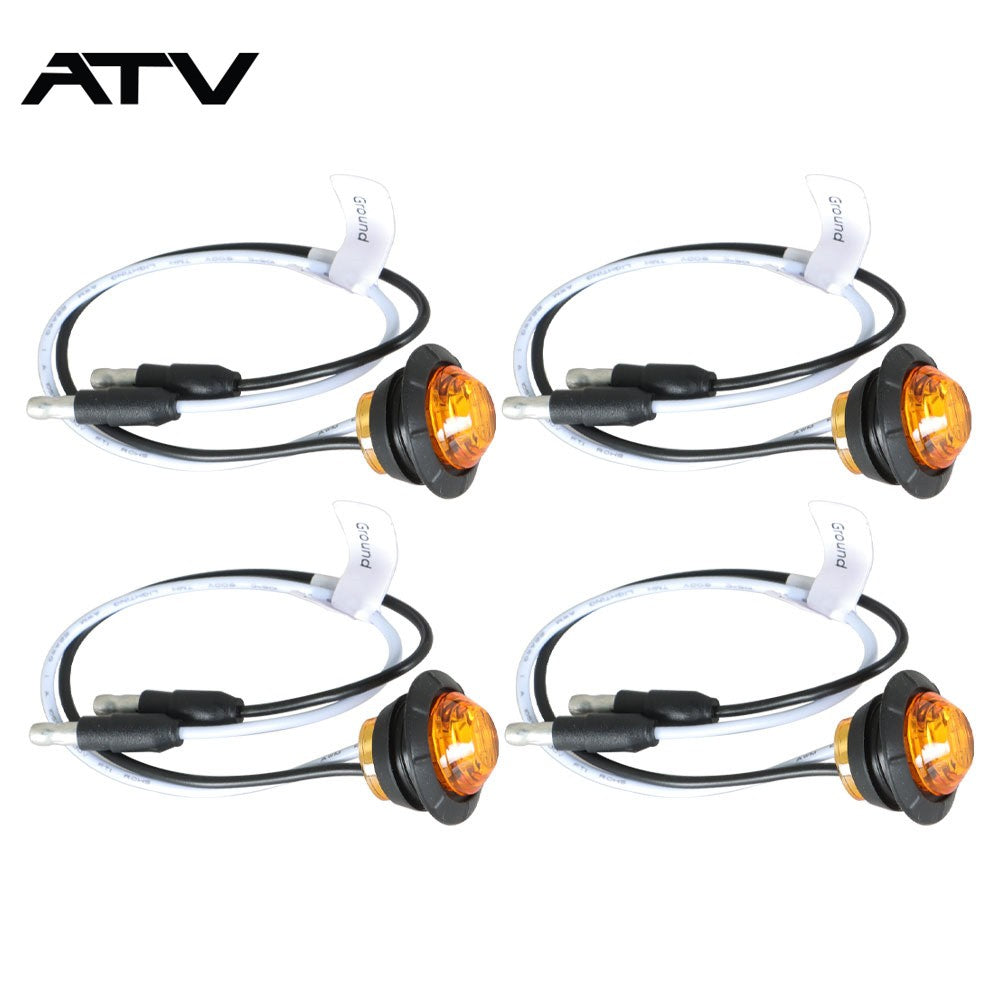 LED Turn Signal Light Kit w/Horn Column Turn Switch For Can Am Polaris For Honda
