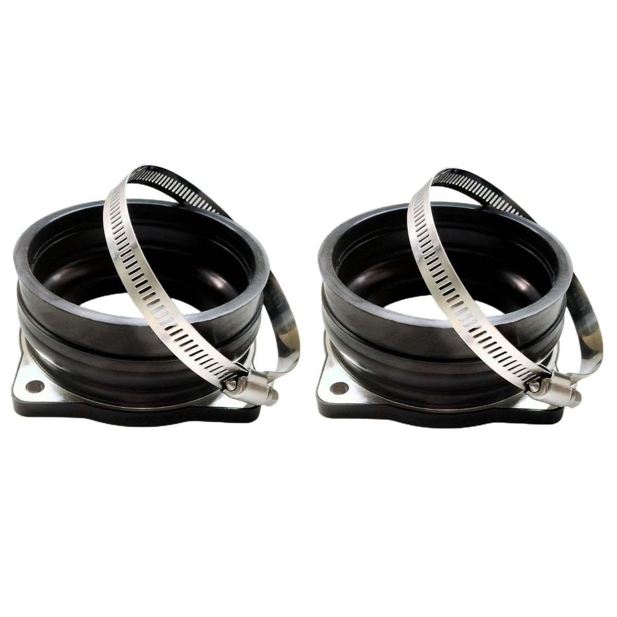 2Pcs New For Mercury Verado Air Intake Isolator w/ Clamp 8M0113513 & 815504256