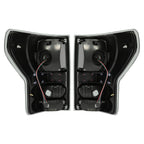 Black Smoke For Toyota Tundra 2007-2013 LED Tail Lights Brake Lamps Left+Right