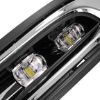 Pair LED Chrome Fog Lights Driver Passenger Side For Chrysler 300 2015-2024 2021