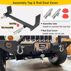 For Blue OX BX1126 Tow Bar Base Plate Bumper for 2007-2018 Jeep Wrangler JK JKU